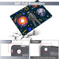 Batianda Design Case for New MacBook Air 13 Inch Model A2337 M1 A2179 A1932 2021 2020 2019 Release,3D Painted Hard Shell with Keyboard Cover & Screen Protector, Astronaut Planet