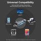 SSK 512GB Dual USB C Flash Drive, 2-in-1 Type C+USB A 3.2 Gen2 External Solid State Thumb Drive,Speed Up to 550MB/s Memory Stick Data Storage for iPhone 15/16/17/Android Phone/Tablet/MacBook/Windows