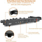 Tecmojo 1U Rack Mount 19 Outlet PDU Power Distribution Unit Power Strip Circuit Breaker fits 19-inch AV/Network/Server Cabinet/Closet/Enclosure