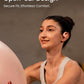 SHOKZ OpenFit Air - Open-Ear Headphones, True Wireless Earbuds, Water Resistant, Secure Earhooks for Daily Use, Pink