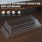 Acrylic Keyboard Dust Cover,68 Keys Transparent Mechanical Keyboard Protective Cover,Compatible with Computer Gaming Keyboards (12.28''x4.02''x0.87'')