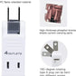SYCON 2 Prong Swivel Wall Adapter, Electrical 4 Way Outlet Expander Plug, Multi Plug Extender Splitter, Multiple Ungrounded Mini Plug Wall Tap, Type A