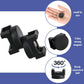 Yookeer 60 Pcs Magnetic Zip Tie Mount Base Black Magnetic Cable Clips Wire Holder Multipurpose Cable Ties Management Base Electrical Supplies for Wire (22 mm)