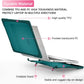 Batianda Compatible with New MacBook Pro 16 inch Case 2024 M4 Chip 2023 2021 Release with M3 M2 Pro Max, Heavy Duty Protective Plastic Hard Shell with Fold Kickstand & Keyboard Cover, Dark Cyan
