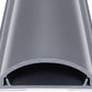 Cord Cover Floor 34in (2 x L17in), Large Capacity Floor Cable Cover, Hard PVC Cord Hider, Wire Cable Management Raceway, Grey, Cord Cavity - 1.8"(W) x 0.6"(H)