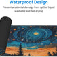 Gaming Mouse Pad, Large Non-Slip Rubber Base Mousepad, Keyboard Mouse Mat, Desk Pad with Stitched Edges, 31.5x11.8inch, Abstact Sky