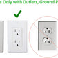 Sleek Socket Original & Patented Flat Ultra-Thin Outlet Concealer with Extension Cord Kit, Multi Outlets Power Strip, Ideal for Home Improvement, Hide Bulky and Messy Cords, 3ft