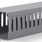 ZhiYo 66in(4X L16.5in) Professional Server Rack Cable Management Raceway, H2in x W2in Cable Raceway Kit, Electrically Safe PVC Open Slot Wire Raceway for Under Desk/Computer/Network Cords, Grey