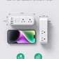Surge Protector Outlet Extender with Rotating Plug, 6 AC Multi Plug Wall Outlets and 4 USB Ports, 1800 Joules, Swivel Power Strip Electrical Splitter for Home Decor Apartment Dorm Room Essentials