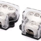 3 Way Power Distribution Block 1x 0 Gauge in 3X 4 Gauge Out Amp Power Distribution Ground Distributor Connecting Block for Car Amplifier Audio Splitter,2Pcs