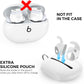 AhaStyle 3 Pairs Beats Studio Buds Ear Hooks Anti-Slip Ear Covers Silicone Accessories【Not Fit in The Charging Case】 Compatiable with New Beats Studio Buds 2021 (White)
