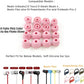 Replacement Ear Tips for Beats Urbeats2.0 Tour2.0 ibeats Beats x, Beats Flex Secure Fit for Powerbeats Pro Silicone Earbuds Washable Sweat-Resistant Noise Isolation 8 Pairs (Coral Pink)