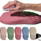 Ergonomic Raised Mouse Pad Wrist Support with Bilateral Slope Memory Foam Mousepad for Wrist Rest and Carpal Tunnel Pain Relief 11.8x7.9〃 Melon Pink