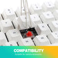 3-Piece Keycap & Switch Puller Tool Kit – Durable Stainless Steel Mechanical Keyboard Keycap Remover with Cleaning Brush (Anti-Rust Design, Ideal for DIY & Maintenance)