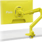 Pixio PS1S Wave Yellow Single Monitor Arm Stand Desk Mount - Fits up to 32 inches Monitors and up to 19.8lbs. VESA Compatibility and Integrated Cable Management
