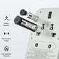 MOMAX European Travel Plug Adapter, 35W PD Fast Charging, Universal Travel Adapter with 3 USB-C and 2 USB-A Ports, International Power Adapter for Most Europe, USA, Japan, Australia (Type C/A/G/I)