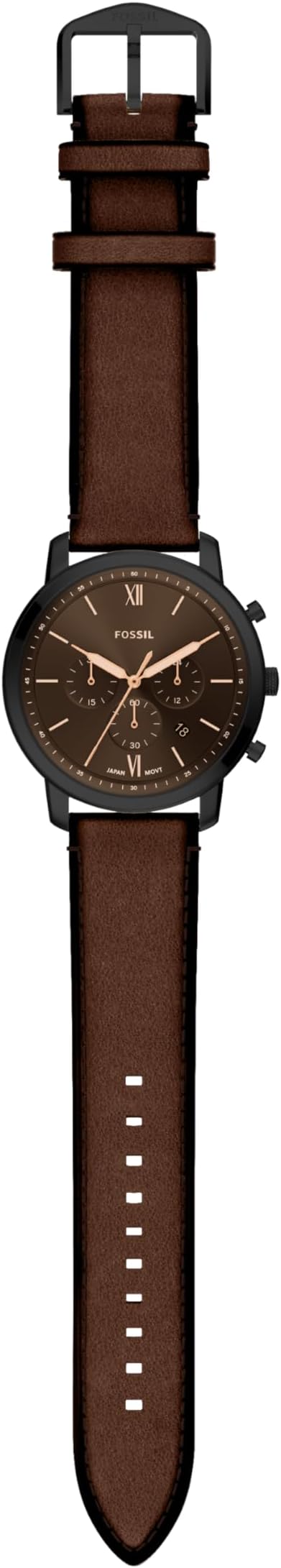Fossil Men's Neutra Quartz Stainless Steel and Leather Chronograph Watch
