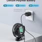 USB Portable Clip on Fan, 2400mAh Battery Type-C 6in, 3 Speed 720° Tilting Head, Black Personal Rechargeable Fan for Desk, Bedside, Golf Cart, Baby Stroller, Indoor & Outdoor Use