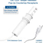 Pop up Outlet for Countertop,65W USB C Fast Charging Port,2.5-inch Hole Desktop Power Grommet,Recessed Power Strip,4 Outlets 4 USB Ports,15Amp Tamper Resistant Receptacle,ETL Listed (White)