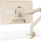 Pixio PS1S Wave Beige Single Monitor Arm Stand Desk Mount - Fits up to 32 inches Monitors and up to 19.8lbs. VESA Compatibility and Integrated Cable Management