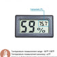 4-Pack Mini Digital Temperature Humidity Meters Gauge Indoor Thermometer Hygrometer LCD Display Fahrenheit (℉) for Reptile Tank,Jars,Guitar Case,Greenhouse, Garden, Cellar, Fridge, Closet