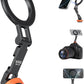 VRIG MG-28 Magnetic Phone Tripod Mount,1/4" Thread Cold Shoe 360° Rotation,for iPhone16 15 14 13 12 Pro All Series,Magnetic Ring Magsafe iPhone Tripod Mount Adapter