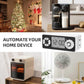TiFFCOFiO New Digital Timer Outlet, Dial Programmable Method, Indoor Plug in Light Timer, 2 Polarized Electrical Outlets for Lamps, 6 Sets of Programs, 15A/1875W