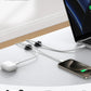 Lamicall Cord Organizer Spring Clip Holder - [1 Small Clip Hold 3 Cords] Desk Cable Management Holder, Adhesive Phone Charger Wire Keeper for Nightstand Office Car, Desk Accessories, 3Pcs