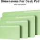 Aothia Leather Desk Pad Protector, Mouse Pad, Office Desk Mat, Non-Slip PU Leather Desk Blotter, Laptop Desk Pad, Waterproof Desk Writing Pad for Office and Home (23.6" x 13.7", Foam Green)