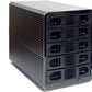 5 Bay USB 3.2 Type-C 10Gbps Daisy-Chain Hard Drive Enclosure DAS, Support 120TB (5X 24TB) 2.5" & 3.5" SATA HDD/SSD