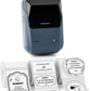 NIIMBOT B1 Label Maker Machine with Tape, Label Printer with 3 Rolls Label Paper, 50x30mm/50x80mm White Paper/50x50 Round Label for Office Supplies, Home, Business
