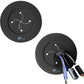 3in TV Cable Hider Wall Kit, YCLYC Large TV Cord Hider for Wall Mounted TV, TV Cord Covers for Wires on Wall Kit, Behind in Wall Cable Management Kit, Black TV Wire Hider for Wall (2Pack)