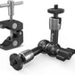 SMALLRIG Super Clamp w/ 1/4" and 3/8" Thread and 5.8 Inches Adjustable Friction Power Articulating Magic Arm with 1/4" Thread Screw for LCD Monitor/LED Lights - KBUM2730