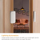 EVERSECU Tuya Smart WiFi Door Sensor Open/Close Detector App Notification Battery Operated, Compatible with Amazon Alexa, Google Assistant, No Need Hub (4pcs)