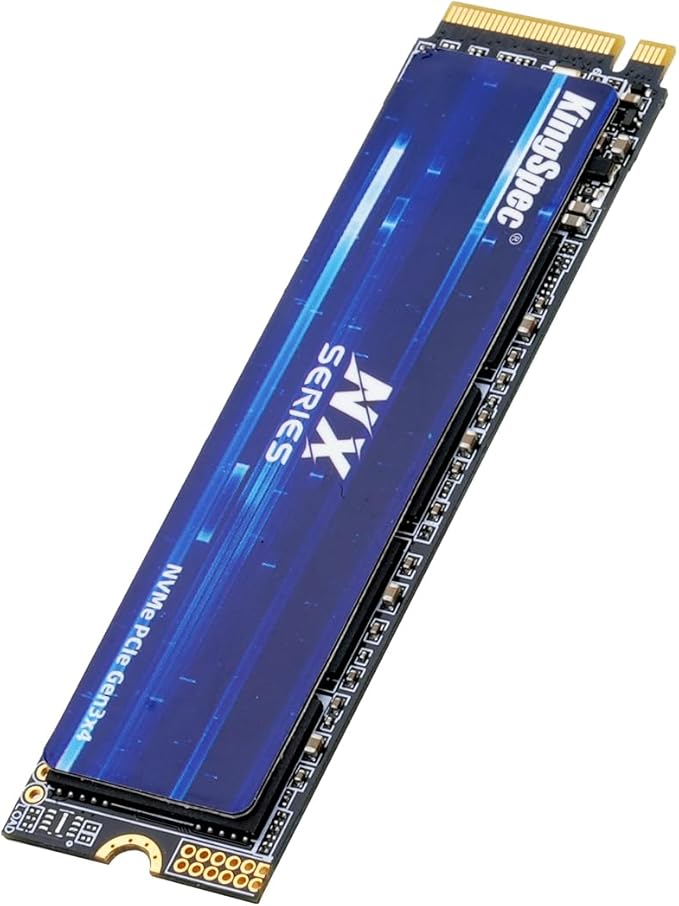 KingSpec NX Series 1TB Gen3x4 NVMe M.2 SSD, Up to 3500MB/s, 3D NAND Flash M2 2280 Internal Solid State Drive, for Desktop and Laptop