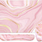 Keyboard Wrist Rest Large Mouse Pad Wrist Support for Computer, 4 in 1 Memory Foam Keyboard Pad Desk Mat Ergonomic Hand Rest Wrist Cushion for Home Office Gaming - Pink Marble