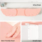 Dual Monitor Stand Riser,Wing-Shaped Sturdy Desktop Computer Wood Stand for 2 Monitors Cute Monitor Riser for Laptop, PC, Computer,Pink