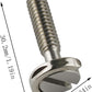 E-outstanding D Ring Hinged Screw 2PCS 1/4-20 Thread D-Ring Stainless Steel Camera Fixing Screws for Camera Tripod Monopod QR Plate 26mm Length
