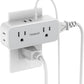 20W PD Surge Protector Outlet Extender, TESSAN Multi Plug Splitter with 4 Electrical Outlets 3 USB Ports(1 USB C), Multiple Plug Wall Expander for Home Office Dorm Room Essentials