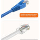CableCreation RJ45 Ethernet Network Cable Strain Relief Boot 50-Pack Fits CAT5 CAT5E CAT6 CAT6A, RJ45 Color Coded Cable Connector Plug Cover for Various Diameter LAN Cable, Blue