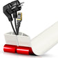 Floor Cord Cover Cable Cavity Self Adhesive Cord Hider Floor Floor Cable Management Power Cord Protector Floor Electric Cord Covers for Offices, Gym, Exhibitions (Beige, 2.36" x 3.3')
