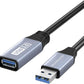 BlueRigger USB 3.0 Extension Cable (3FT, 5 Gbps, Type A Male to Female Adapter Cord) - Long USB Repeater Extender for VR Headset, Printer, Hard Drive, Flash Drive, Keyboard, Mouse, Xbox