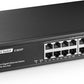 18 Port Gigabit PoE Switch, 16 Ggiabit PoE+, 2 GE Uplink, IEEE802.3af/at Max 250W, YuLinca Unmanaged Plug&Play Desktop Rackmount Ethernet Switch