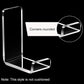 Weewooday 4 Pieces Headphone Hanger Holder Desk Adhesive Headphone Hook Wall Mount Headset Stand Acrylic Holder with Glues for General Purpose Game Earphone(Clear)