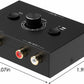 Y.D.F 2-Way Bi-Directional RCA Switch, HiFi AV L/R Sound Channel 1 in 2 Out or 2 in 1 Out, L/R Sound Channel Audio Switcher Splitter RCA Stereo Selector for DVD Stereo Speaker CD Player