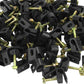 Skywalker Flexible Single Cable Screw Clips (Pack of 100 / Black)