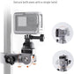 PGYTECH CapLock Super Clamp Mount, Aluminum Alloy Bracket for Insta360 Ace Pro2/X5/X4/X3, Crab Heavy Duty Clamp with 1/4" Screw for Gopro 13/12/11/Osmo Action 5 Pro/4/3/Pocket Action Camera