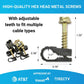 STEREN Coaxial Cable Clips - Cable Holder - Siding Clips for Hanging - Cord Holder for Desk - Cable Clamps - Cord Clip - Wire Organizer Clips - Tv Mount Screws (Black, 100 Count - Single Screw)