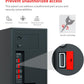 12PCS USB Metal Port Lock Blocker with 1 Key - Secure USB-A Port Protector for PC/Laptop, Anti-Theft Data Security Lock, Dust & Moisture Proof Cover, Removable Type-A Connector Red