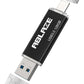 ABLAZE Type C Flash Drive 128GB, Dual USB 3.0+ USB C Flash Drive Compatible with iPhone 16/15,Android Smartphone,Computer,Tablet Mac Laptop
